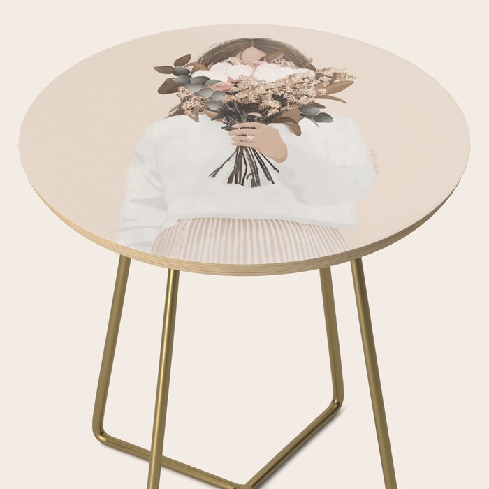 Audrielle Cream Side Table Gallery Image 2
