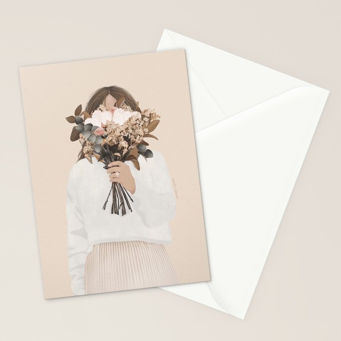 Audrielle Cream Stationery Card Gallery Image 2