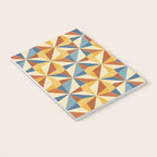 Kaleidoscope Tile Pattern IV Bright Vibrant Summer Notebook Gallery Image 3