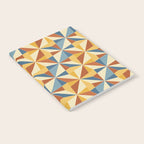 Kaleidoscope Tile Pattern IV Bright Vibrant Summer Notebook Gallery Image 2