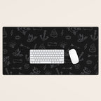 Minimalist Tattoos Desk Mat Gallery Image 1