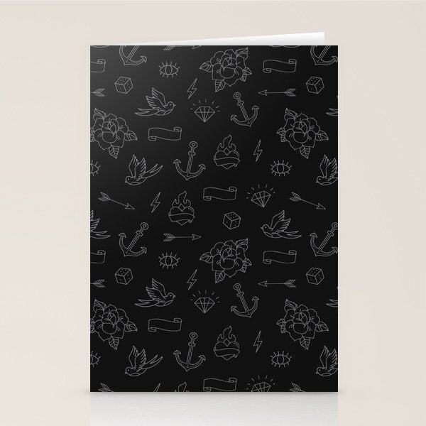 Minimalist Tattoos Stationery Card Gallery Image 1