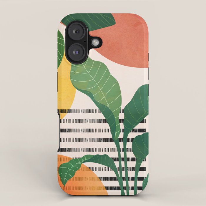Tropical Garden Leaves 03 iPhone Case Gallery Image 1