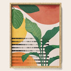 Tropical Garden Leaves 03 Serving Tray Gallery Image 1