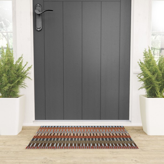 Mix of Stripes #3 Welcome Mat Gallery Image 3