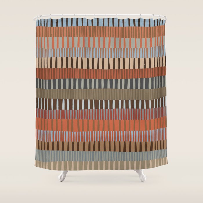 Mix of Stripes #3 Shower Curtain Gallery Image 1