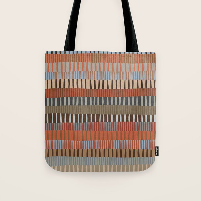 Mix of Stripes #3 Tote Bag Gallery Image 1