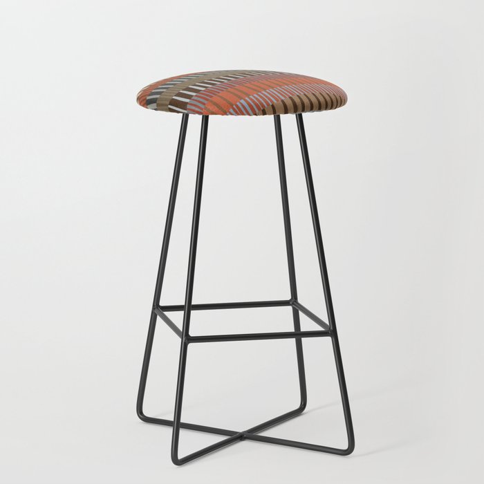 Mix of Stripes #3 Stool Gallery Image 1