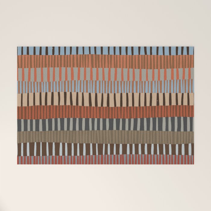 Mix of Stripes #3 Welcome Mat Gallery Image 1