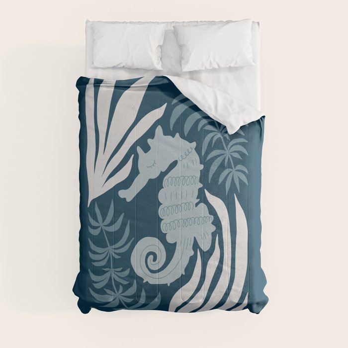 Seahorse Nest - Dark Comforter Gallery Image 3
