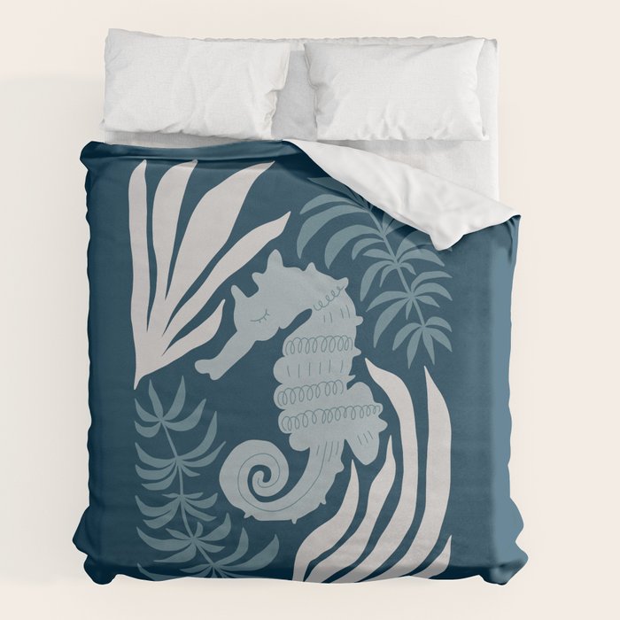 Seahorse Nest - Dark Duvet Cover Gallery Image 2