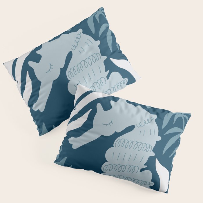 Seahorse Nest - Dark Pillow Sham Gallery Image 1