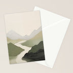 Sage Landscape Painting I Stationery Card Gallery Image 2