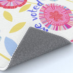 United We Grow - Vote | Floral in Red, Pink, & Blue Rug Gallery Image 4