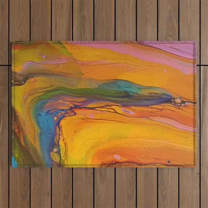 Rainbow River Outdoor Rug Gallery Image 1