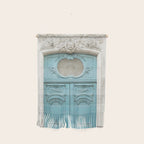 Blue Paris Door - Architecture Photograph, Travel Photography Wall Hanging Gallery Image 1