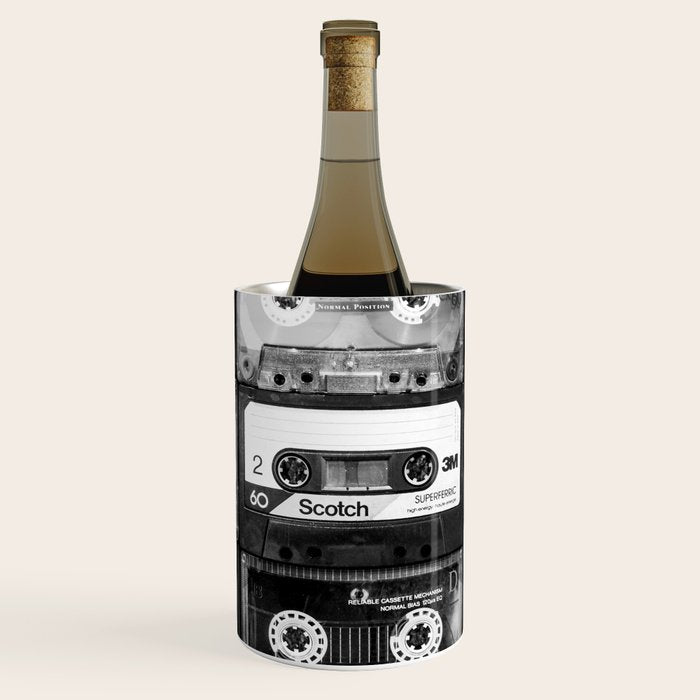 Something Nostalgic - black and white #decor #society6 #buyart Wine Chiller Gallery Image 1