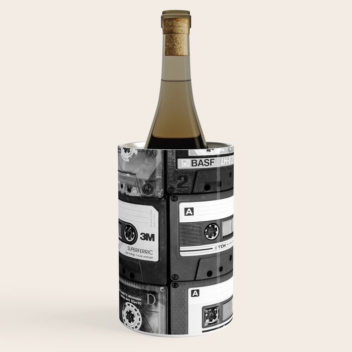Something Nostalgic - black and white #decor #society6 #buyart Wine Chiller Gallery Image 3