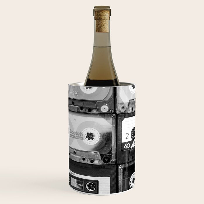 Something Nostalgic - black and white #decor #society6 #buyart Wine Chiller Gallery Image 2