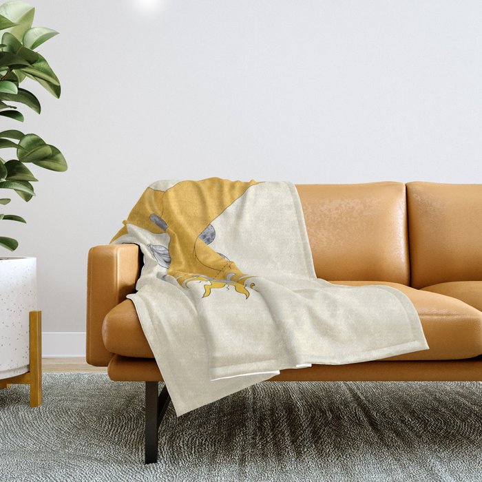 Everything Revolves Around Us Throw Blanket Gallery Image 1