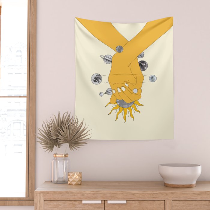 Everything Revolves Around Us Wall Tapestry Gallery Image 2
