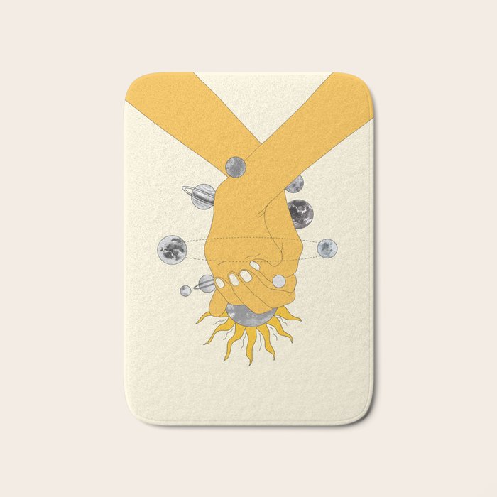 Everything Revolves Around Us Bath Mat Gallery Image 1
