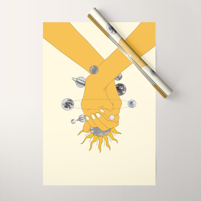 Everything Revolves Around Us Wrapping Paper Gallery Image 1