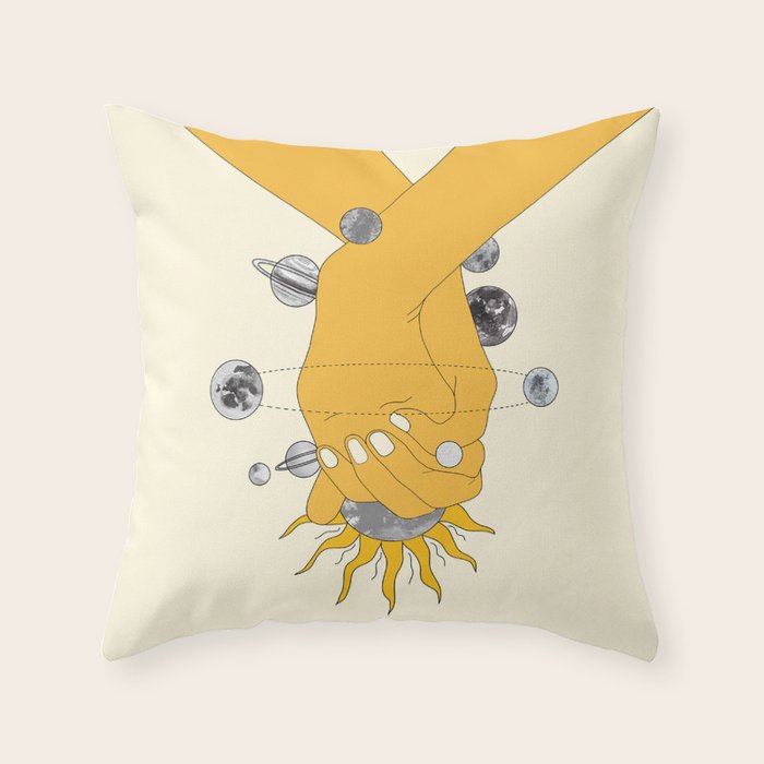 Everything Revolves Around Us Throw Pillow Gallery Image 6
