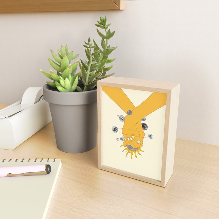 Everything Revolves Around Us Mini Art Print Gallery Image 2