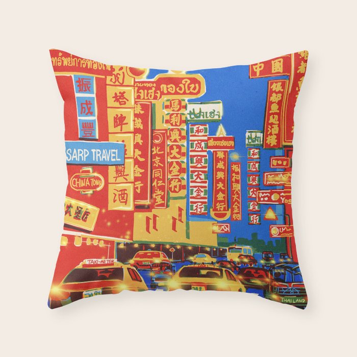 yaowarat Throw Pillow Gallery Image 1