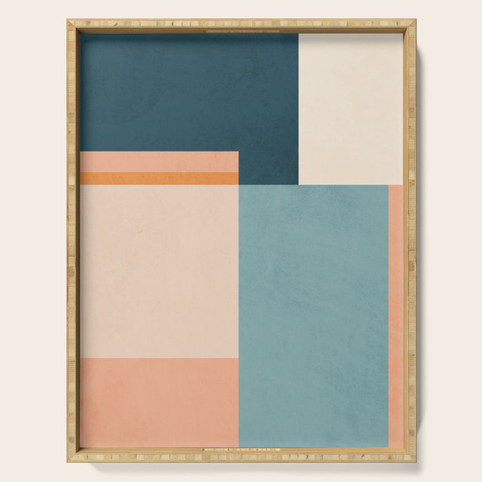 Minimal Abstract 14 Serving Tray Gallery Image 1