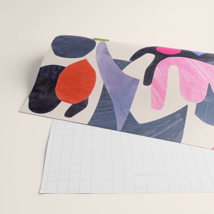 Mid Night Cactus Wrapping Paper Gallery Image 2