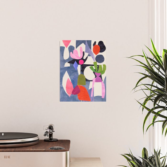 Mid Night Cactus Poster Gallery Image 2