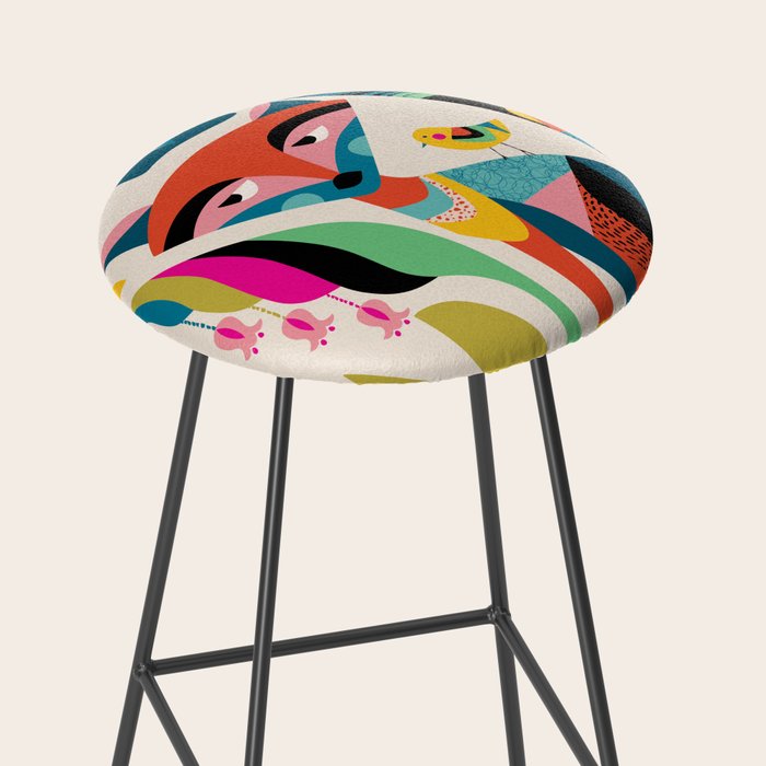 Mid-Century Fox Stool Gallery Image 2