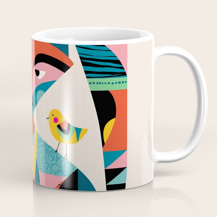Mid-Century Fox Coffee Mug Gallery Image 1