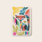 Mid-Century Fox Bath Mat Gallery Image 1