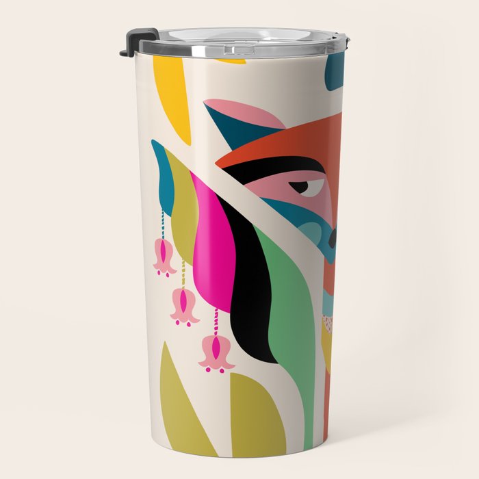 Mid-Century Fox Travel Mug Gallery Image 3