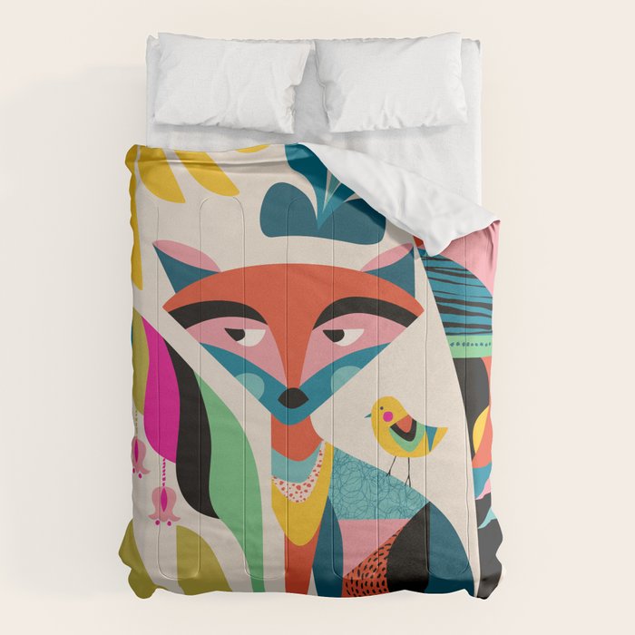 Mid-Century Fox Comforter Gallery Image 6
