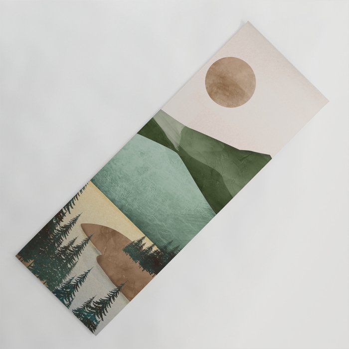 Abstract Art Landscape 16 Yoga Mat Gallery Image 1