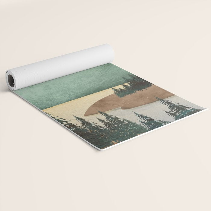 Abstract Art Landscape 16 Yoga Mat Gallery Image 2