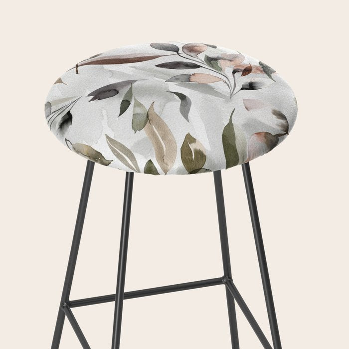 Harvest 2025 Mystic Watercolor Leaves Fall Stool Gallery Image 2