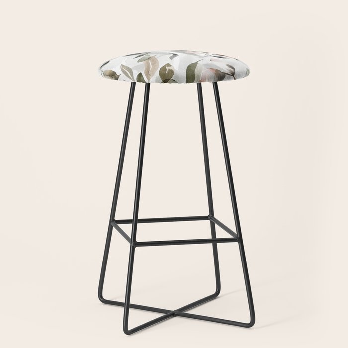 Harvest 2025 Mystic Watercolor Leaves Fall Stool Gallery Image 1