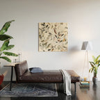 Harvest 2025 Mystic Watercolor Leaves Fall Wood Wall Art Gallery Image 2