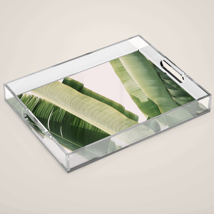 Banana Leaf #1 Acrylic Tray Gallery Image 1