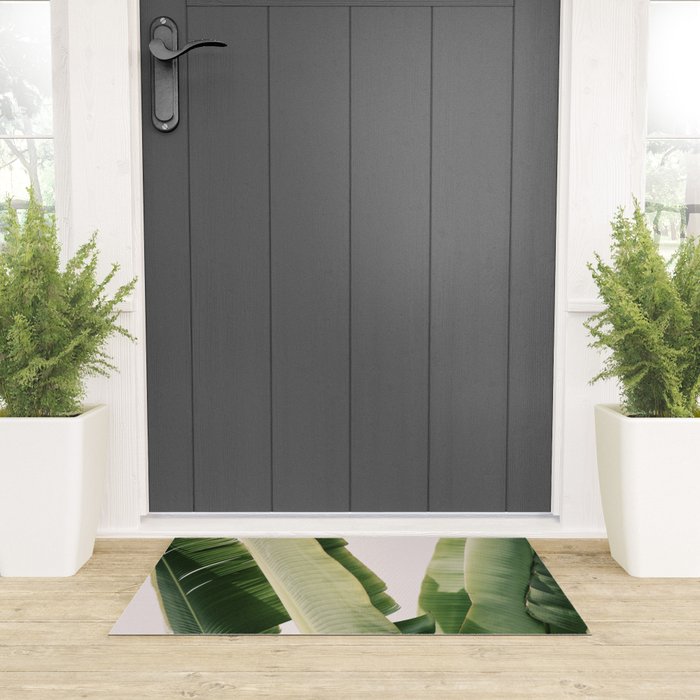 Banana Leaf #1 Welcome Mat Gallery Image 3