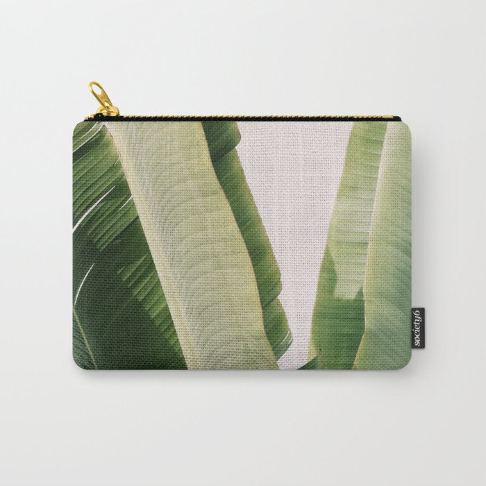 Banana Leaf #1 Carry All Pouch Gallery Image 1
