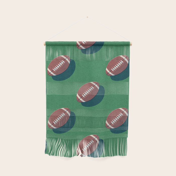 BALLS American Football - pattern Wall Hanging Gallery Image 1