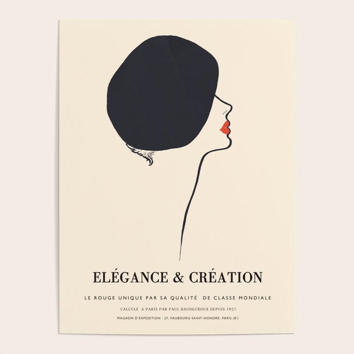  Vintage Fashion Poster-Elegance. Poster Gallery Image 4
