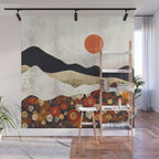 Autumn Field Wall Mural Gallery Image 1