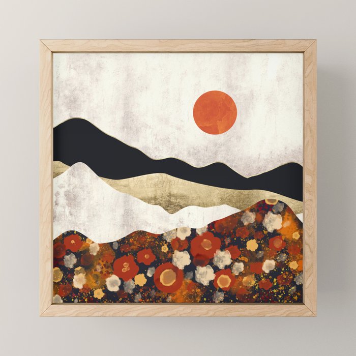 Autumn Field Mini Art Print Gallery Image 1